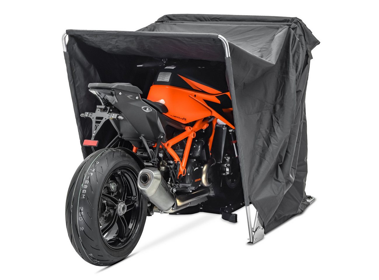 Motoguard Pavillon Motorrad Zeltgarage Universal Faltgarage Motorradgarage Motoguard XL Bild 5