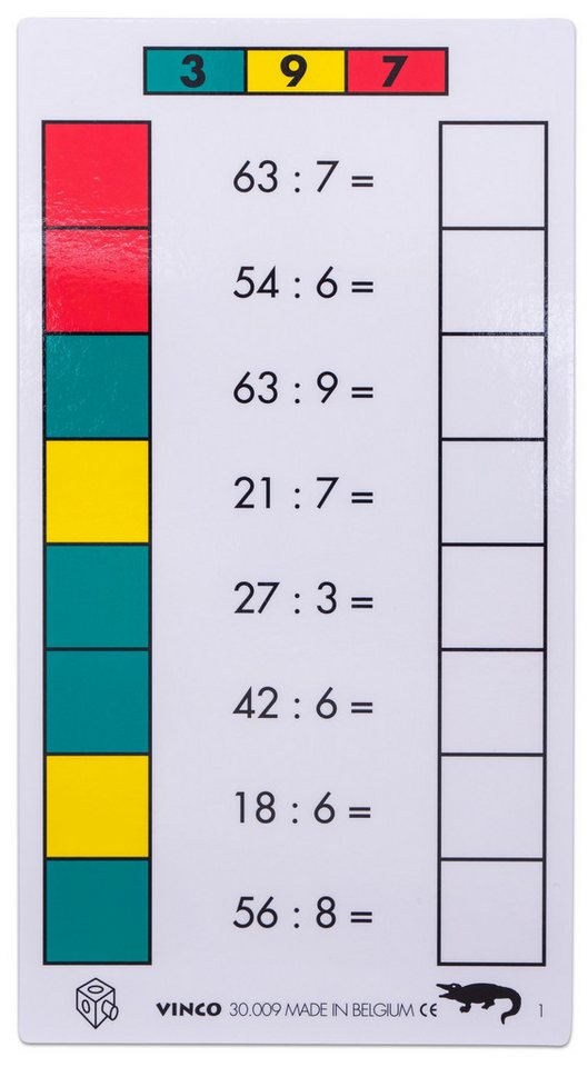 Betzold Karteikarten Cube Control Einmaleins - Aufgabenkarten