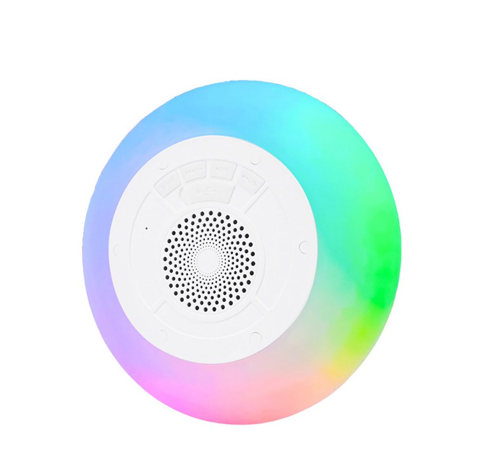 TWUFY Pool-Lampe Pool Lautsprecher mit Lichtern BT Tragbar IPX7 Wasserdicht, RGB, schwimmend mit 8 Modi, integriertes Mikrofon,Freisprecheinrichtung Bild 5