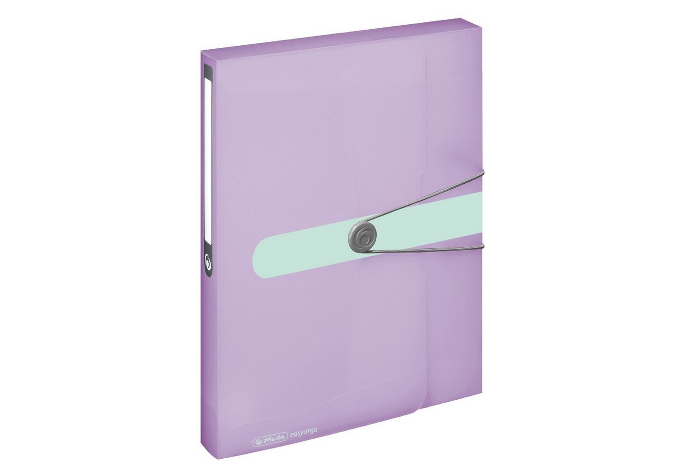 Herlitz Organisationsmappe Herlitz Sammelbox / Heftbox / DIN A4 / Farbe: transparent flieder