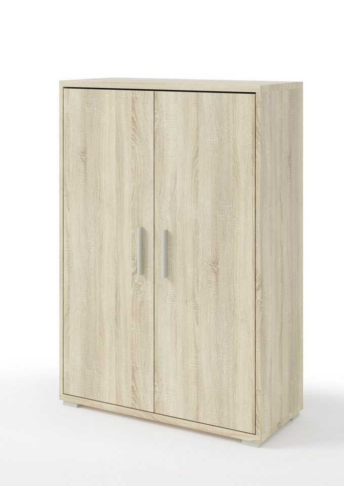 Bega Consult Aktenschrank in Sonoma/Eiche mit 2 Türen und 3 Fächern (BxHxT: 79,1x114x35 cm) Bild 4