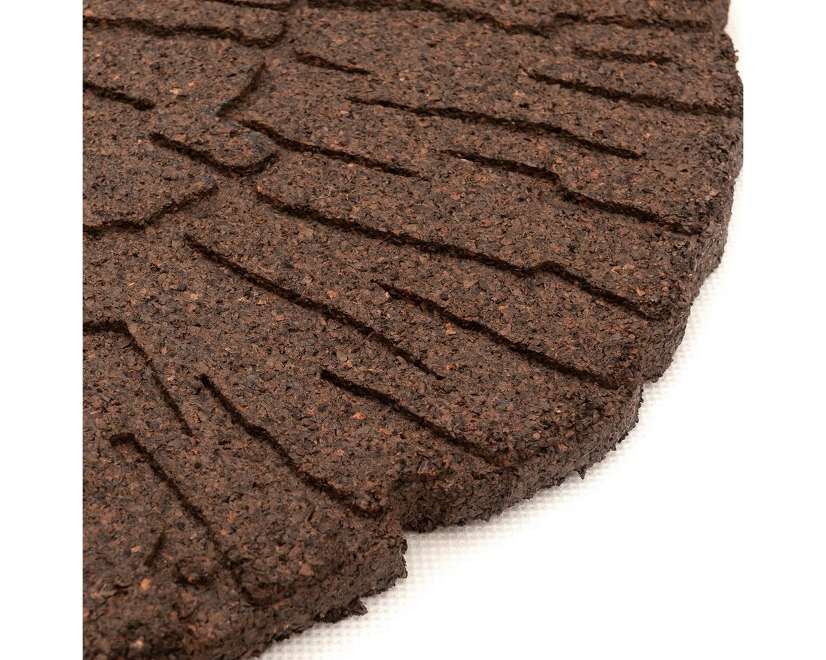 Lemodo Trittsteine Trittstein, Gartenplatte, Gehwegplatte in Baumstammoptik, 46x46 cm, 2-St., Rutschfester Untergrund, Baumstamm-Optik Bild 4