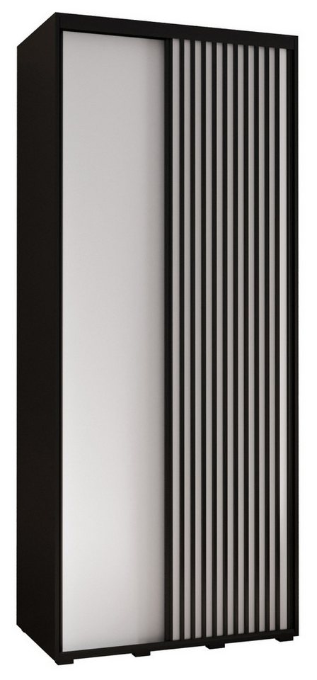ABIKS MÖBEL Schwebetürenschrank SAPPORO 1 Schlafzimmerschrank mit Schiebetüren, Kleiderstange, Regalen Bild 3