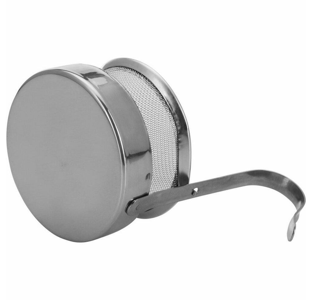 WESTMARK Teesieb mit Untersatz, Teatime, Rostfreier Edelstahl, Edelstahl 18/8