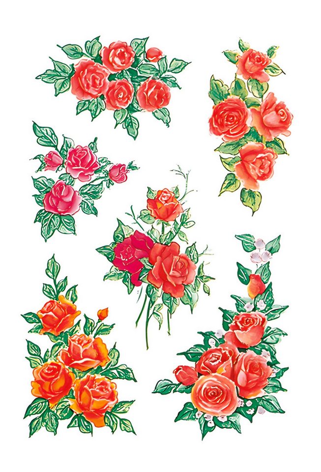 HERMA Sticker Herma Sticker DECOR Blumen Rosenbouquets 3 Bl Bild 4