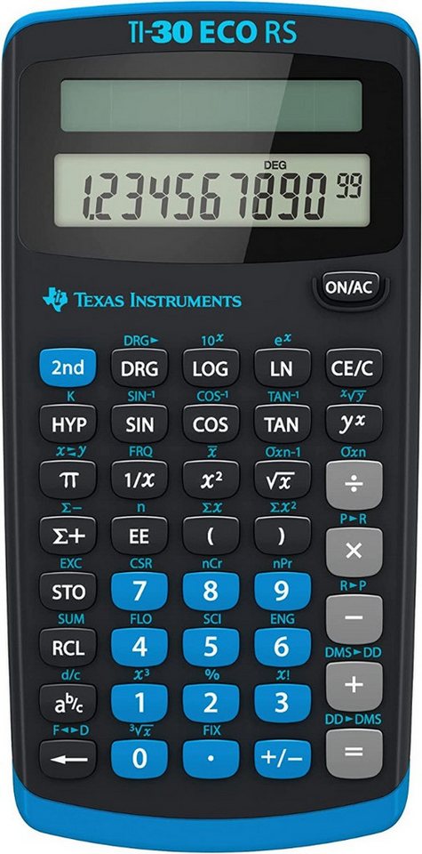 Texas Instruments Taschenrechner TI-30 ECO RS inkl. WYNGS Schutztasche Hellgrau Bild 5