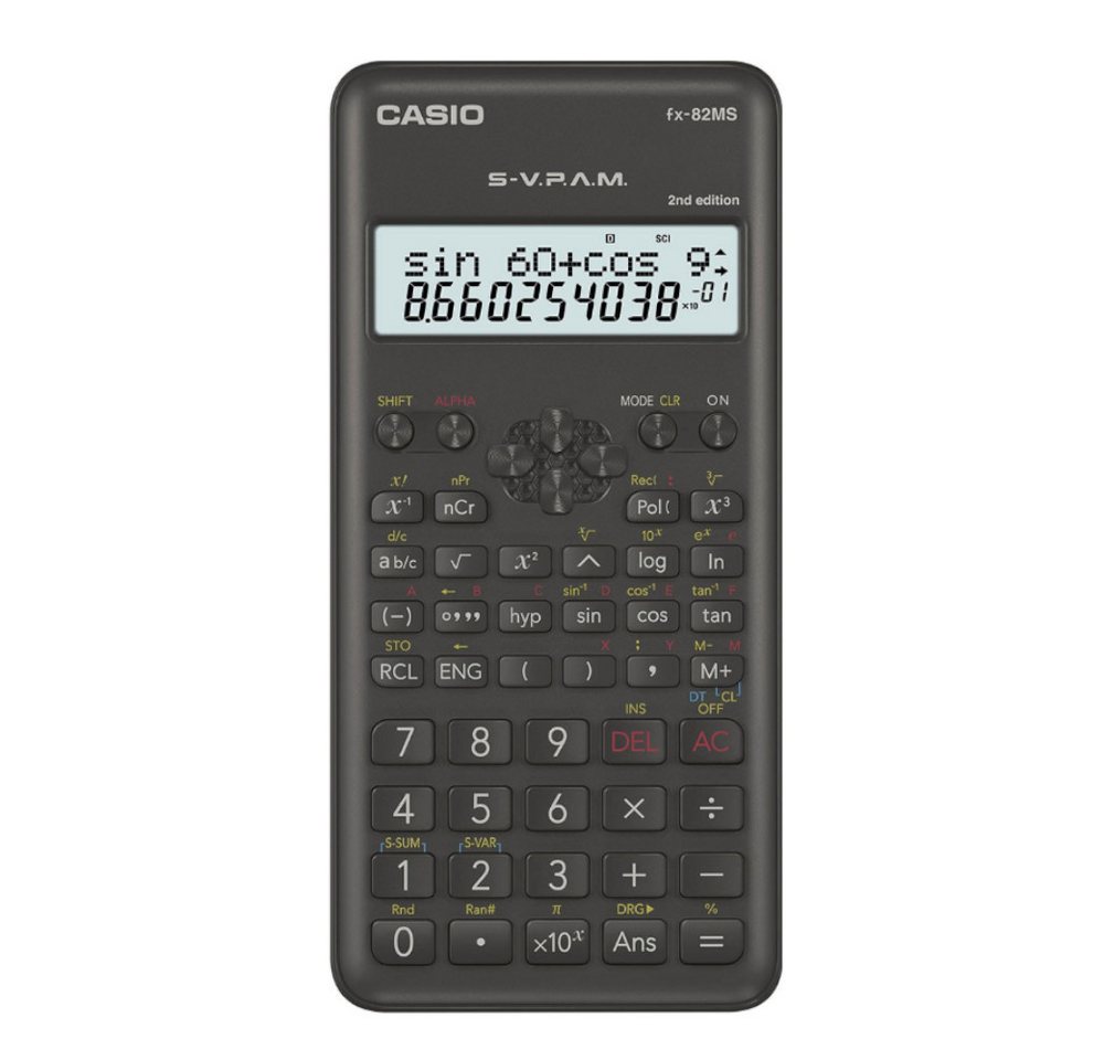 CASIO Taschenrechner fx-82MS 2nd edition inkl. WYNGS Schutztasche Türkis Bild 2