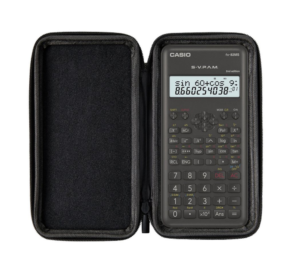 CASIO Taschenrechner fx-82MS 2nd edition inkl. WYNGS Schutztasche Türkis Bild 5