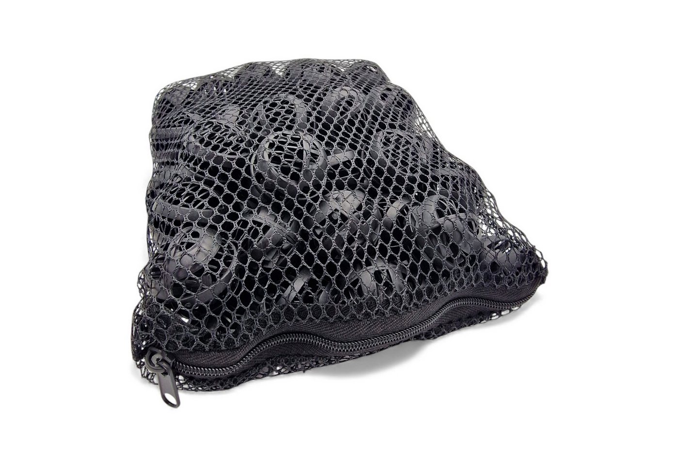 AQUA NOVA Filtereinsatz Bio-Filterbälle für Aquarium Teich Filtermedium 60 Stk. inkl. Netzsack (Set, inkl. Filternetz mit Reißverschluss), 60stk. Bio-Filterbälle im Filternetz mit Reißverschluss Bild 2