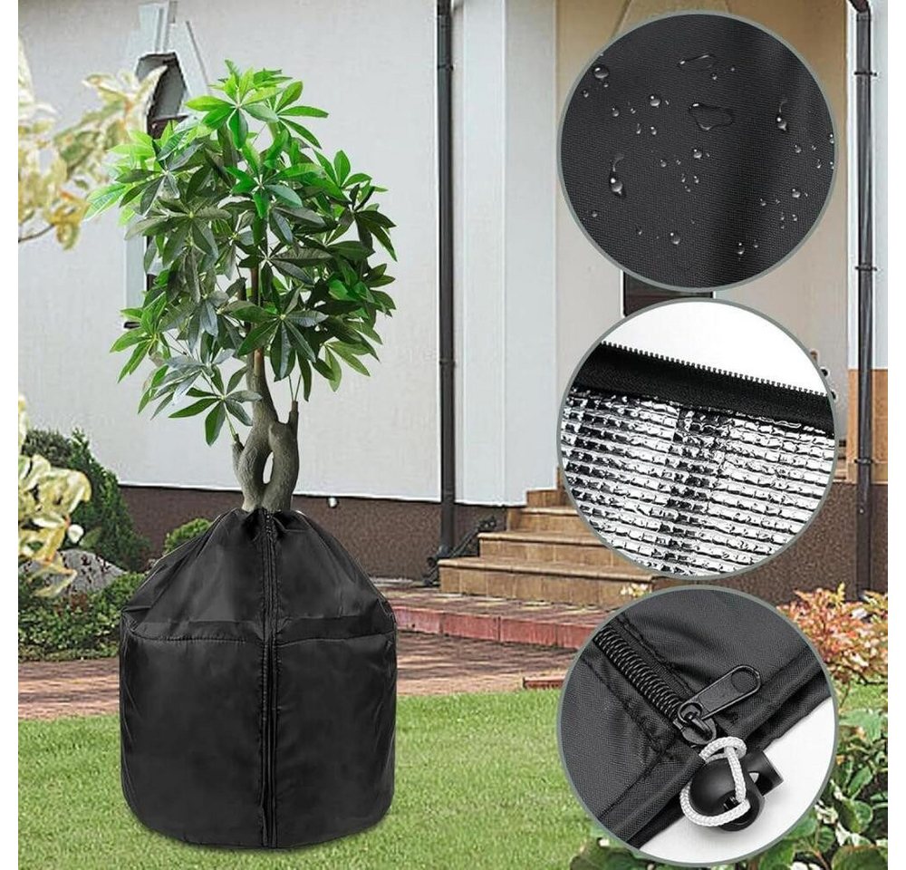 FELIXLEO Abdeckhaube Thermo Topfschutz Pflanzen Winterschutz Hüllen 45x50cm Bild 2