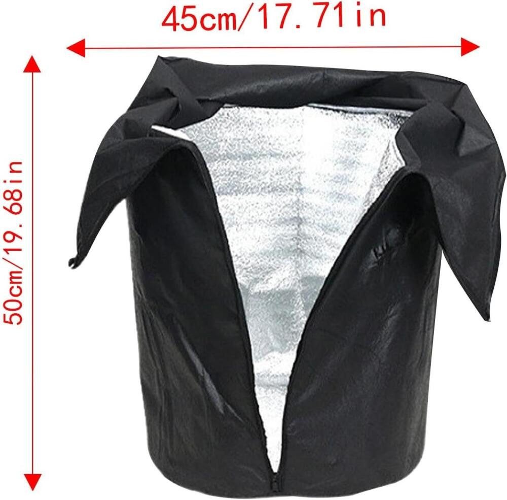 FELIXLEO Abdeckhaube Thermo Topfschutz Pflanzen Winterschutz Hüllen 45x50cm Bild 3
