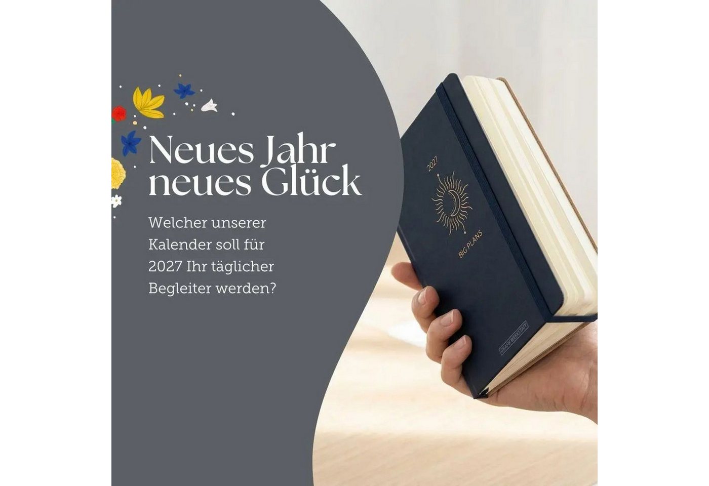 Grafik Werkstatt Taschenkalender Terminplaner 2027 Kleines Herz