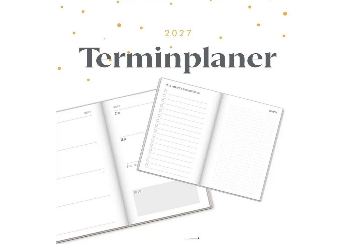 Grafik Werkstatt Taschenkalender Terminplaner 2027 Kleines Herz Bild 5