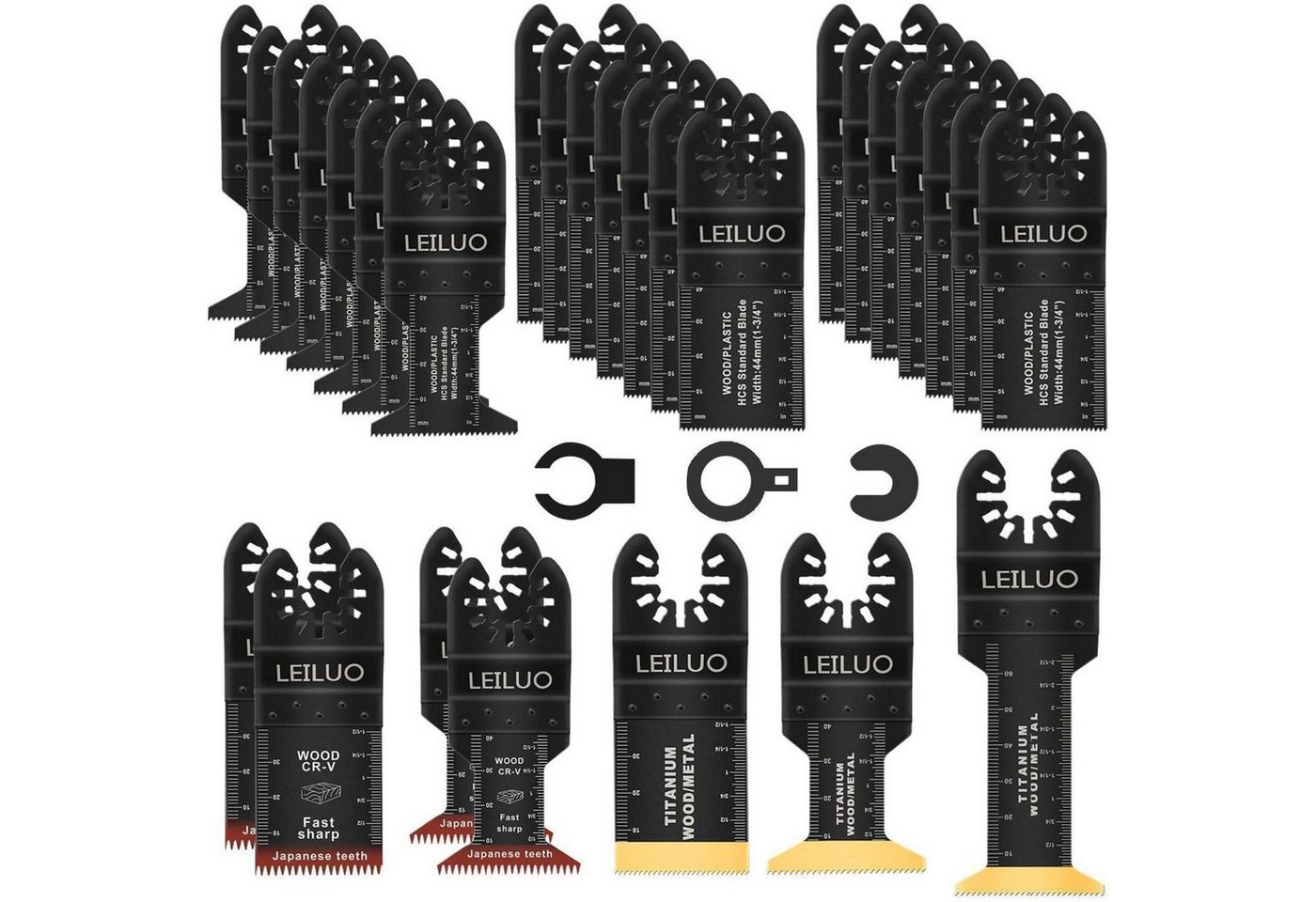 LuxusKollektion Sägeblatt Multi-Tool-Zubehör Set 32tlg. Bild 3
