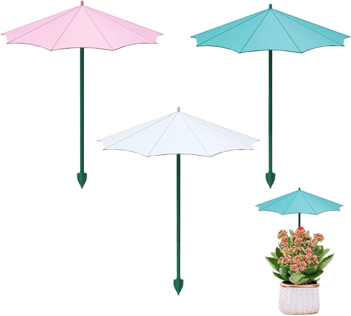 FELIXLEO Sonnenschirm 3 Pack Plant Shade Umbrella 34x26.5cm PP Garden Protection Covers Bild 4