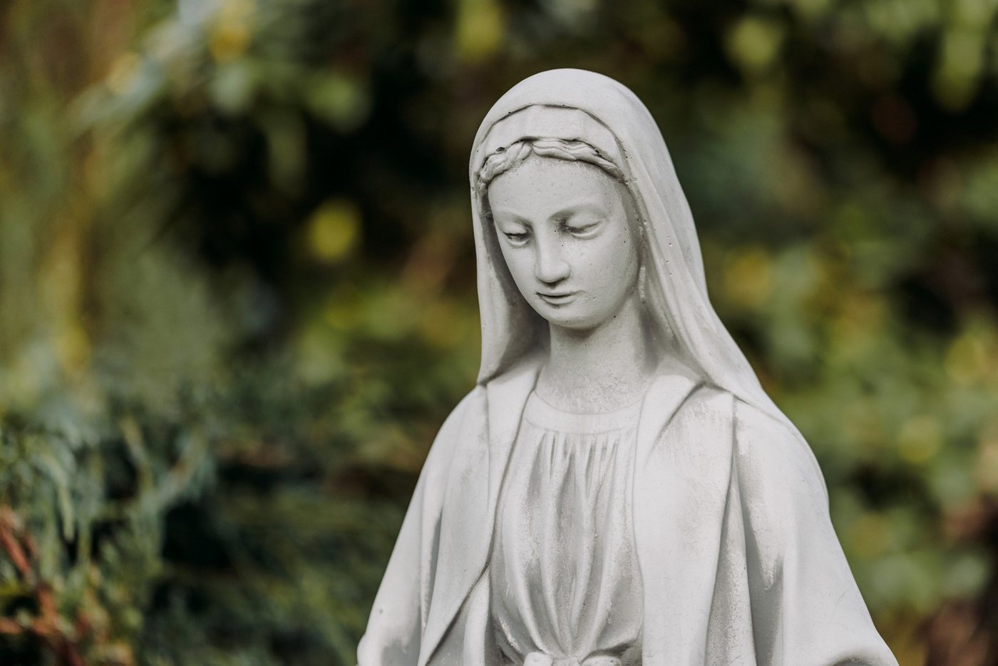 gartendekoparadies.de Gartenfigur Statue der heiligen Maria, Madonna, H. 98 cm, 60 kg, Frostsicher Bild 4