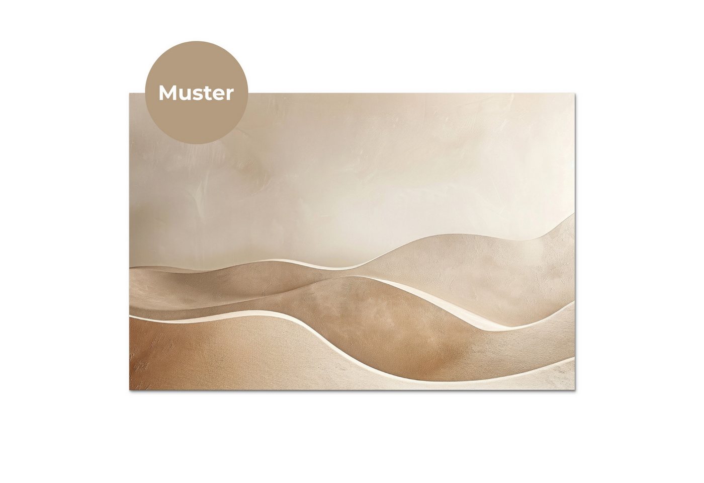 KitchenYeah Küchenrückwand Muster selbstklebend (keine Folie) Beige - Natur - Abstrakt - Modern, (1-tlg), Spritzschutz, Küche, Rückwand, Küchenwand, Küchenfront, 30x20 cm Bild 2