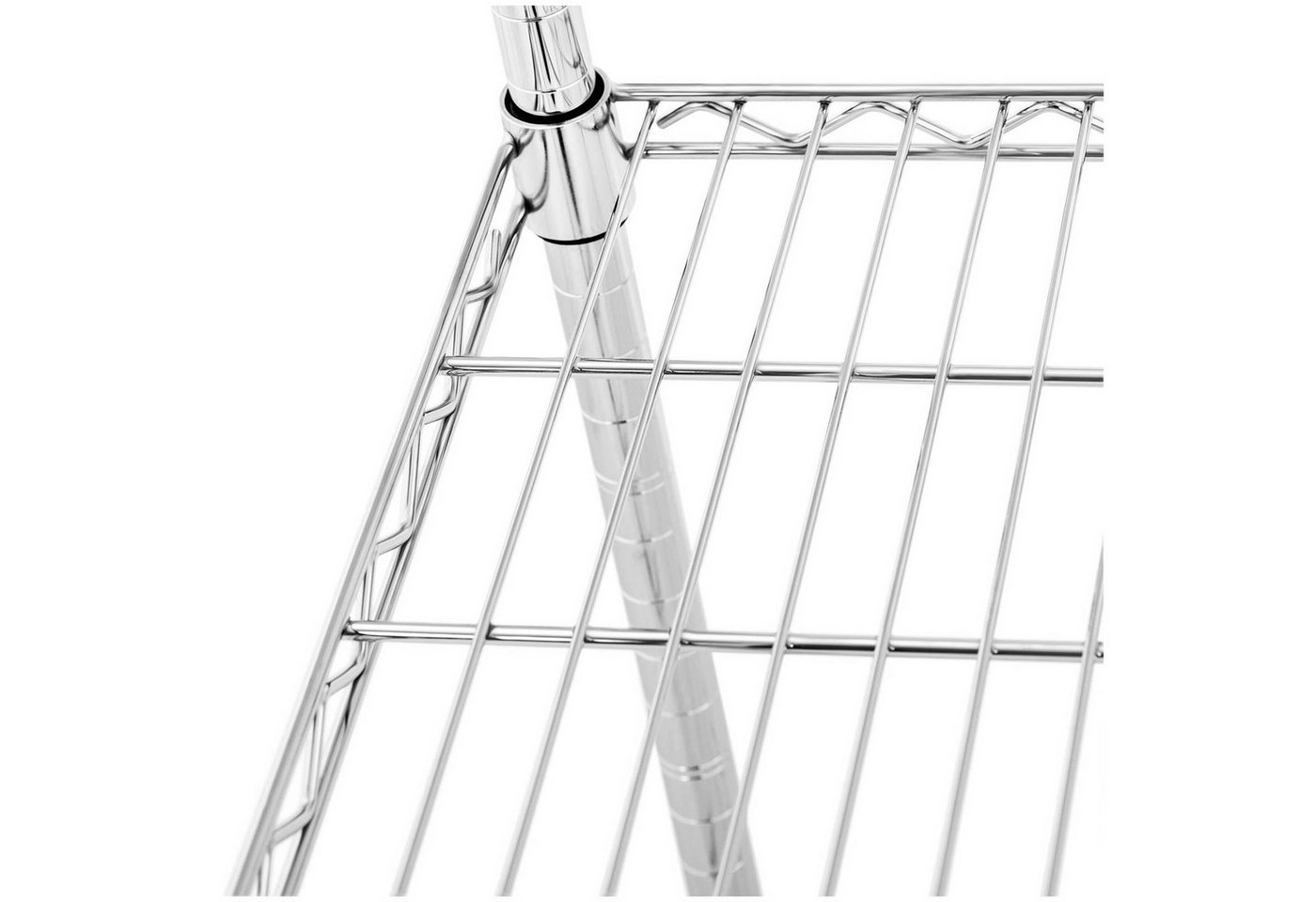 Royal Catering Standregal Metallregal 1.000 kg Gitterregal 120 x 45 x 180 cm Steckregal 4 Borde, verschiedene Größen