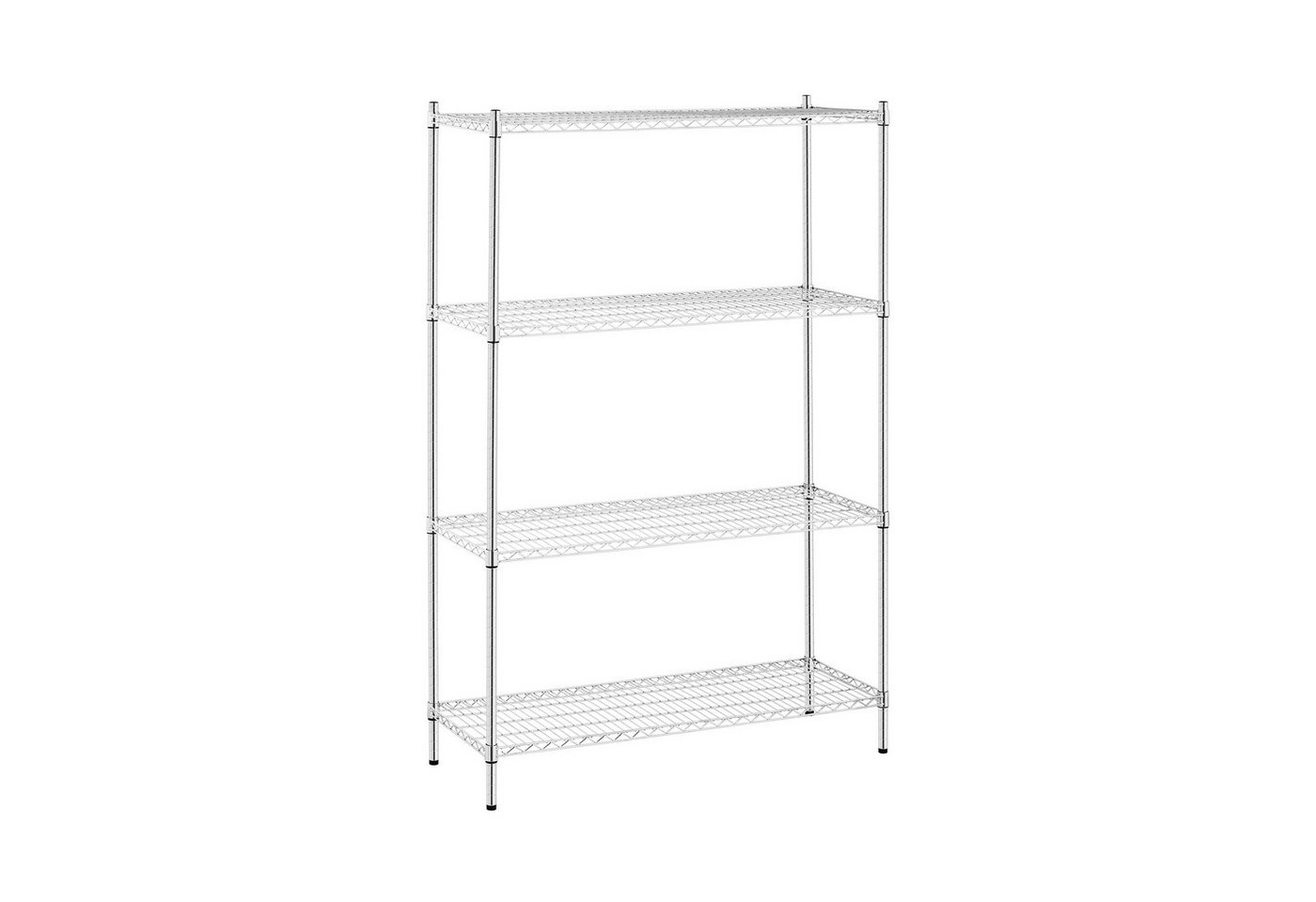 Royal Catering Standregal Metallregal 1.000 kg Gitterregal 120 x 45 x 180 cm Steckregal 4 Borde, verschiedene Größen Bild 3