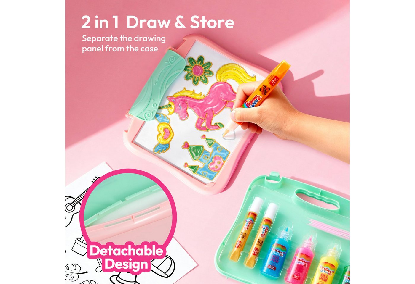 Klever Kits Kreativset Klever Kits Gel Fun DIY Water Pet Craft Set for Kids 6-12