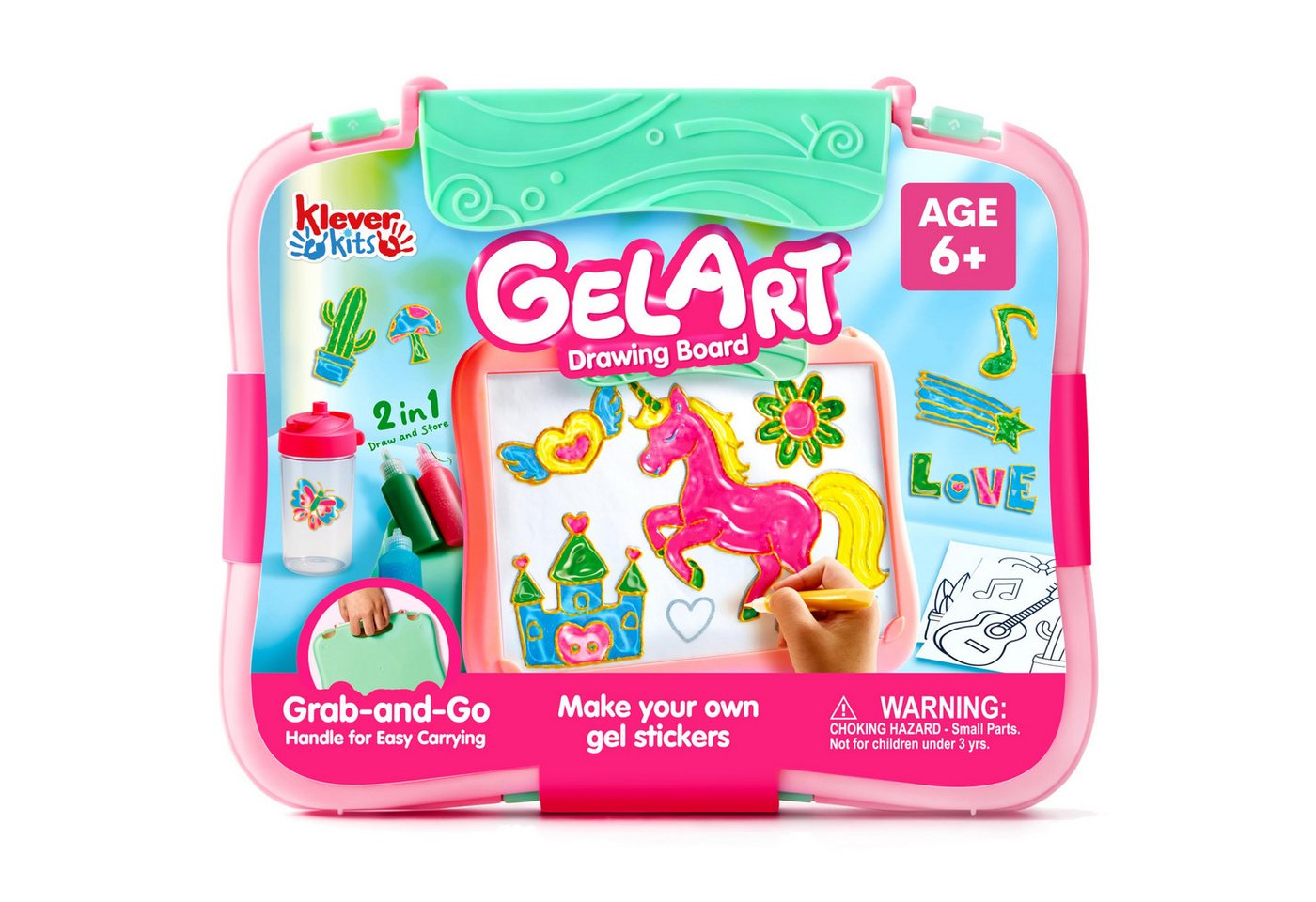 Klever Kits Kreativset Klever Kits Gel Fun DIY Water Pet Craft Set for Kids 6-12 Bild 2