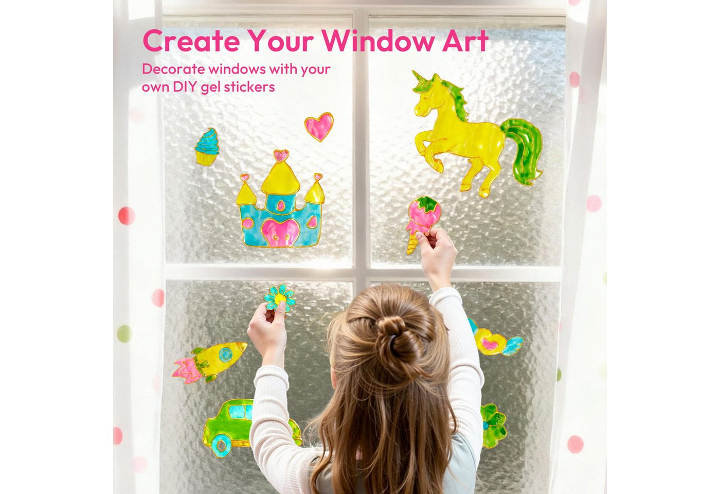 Klever Kits Kreativset Klever Kits Gel Fun DIY Water Pet Craft Set for Kids 6-12 Bild 5