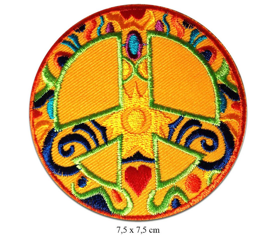 Catch the Patch Aufnäher Bügelbild, Aufbügler, Applikationen, Patches, Flicken, zum aufbügeln, Polyester, Hippie Set 5 Stück