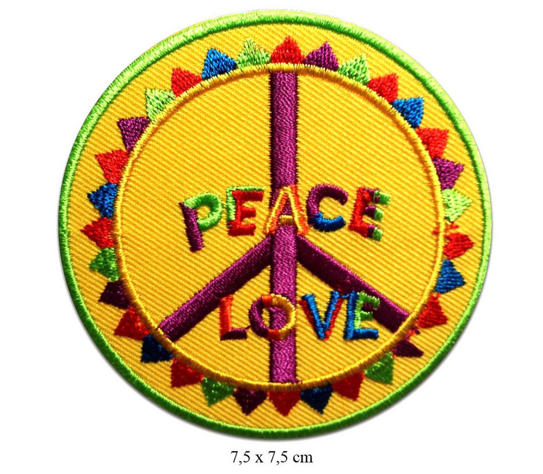 Catch the Patch Aufnäher Bügelbild, Aufbügler, Applikationen, Patches, Flicken, zum aufbügeln, Polyester, Hippie Set 5 Stück Bild 5