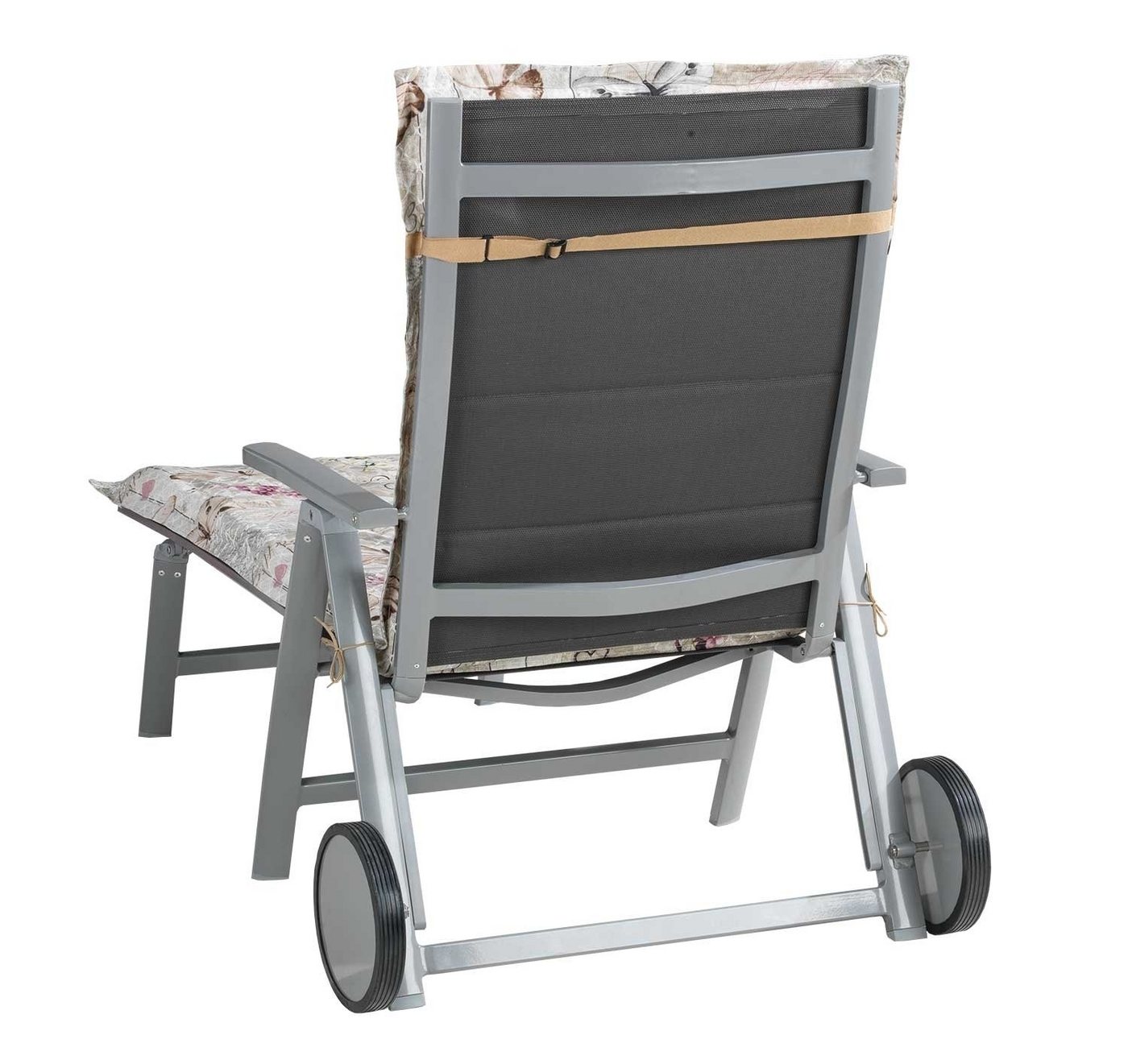 GO-DE Liegenauflage BUTTERFLY, B 60 x L 190 cm, Beige, Gartenliegen, Gartenauflage für Gartenliege Bild 2