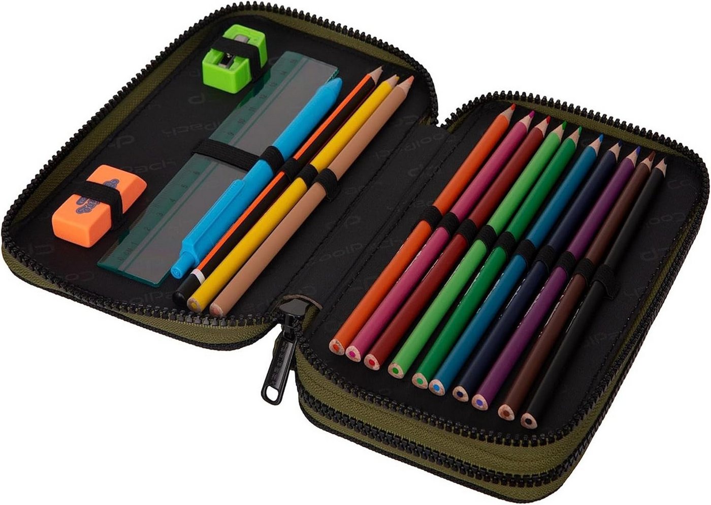 GOLDKIDS Federmäppchen COOLPACK 2-fache Federtasche Federmappe 35-teilig, (Schüleretui Stifte und Pinsel Fanartikel, 1-tlg., inkl. Aufgabenheft Federbox Etui), Stiftetasche Schlamper-Etui Schul-Etui Bild 4