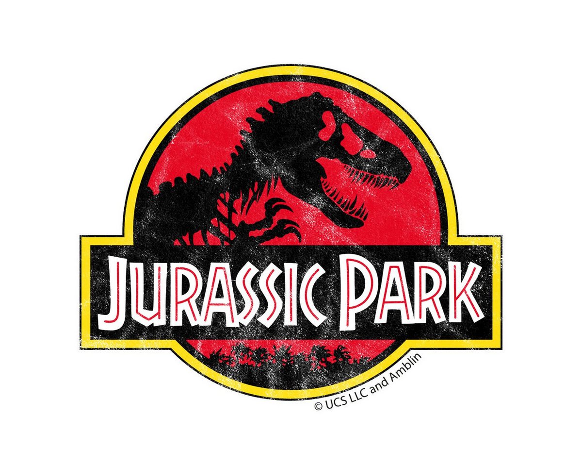 Spreadshirt Aufkleber Jurassic Park Klassisches Logo Sticker Aufkleber Bild 3