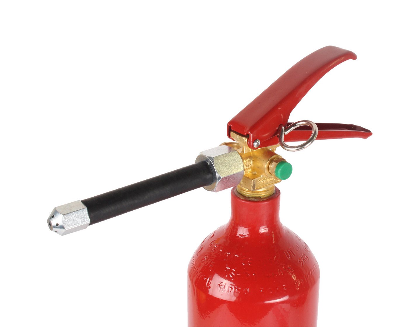EXDINGER CO2-Feuerlöscher Feuerlöscher CO2 / Kohlendioxid GSE-2XB (1Stück), 2 kg EDV-Löscher, Kohlendioxid Bild 2