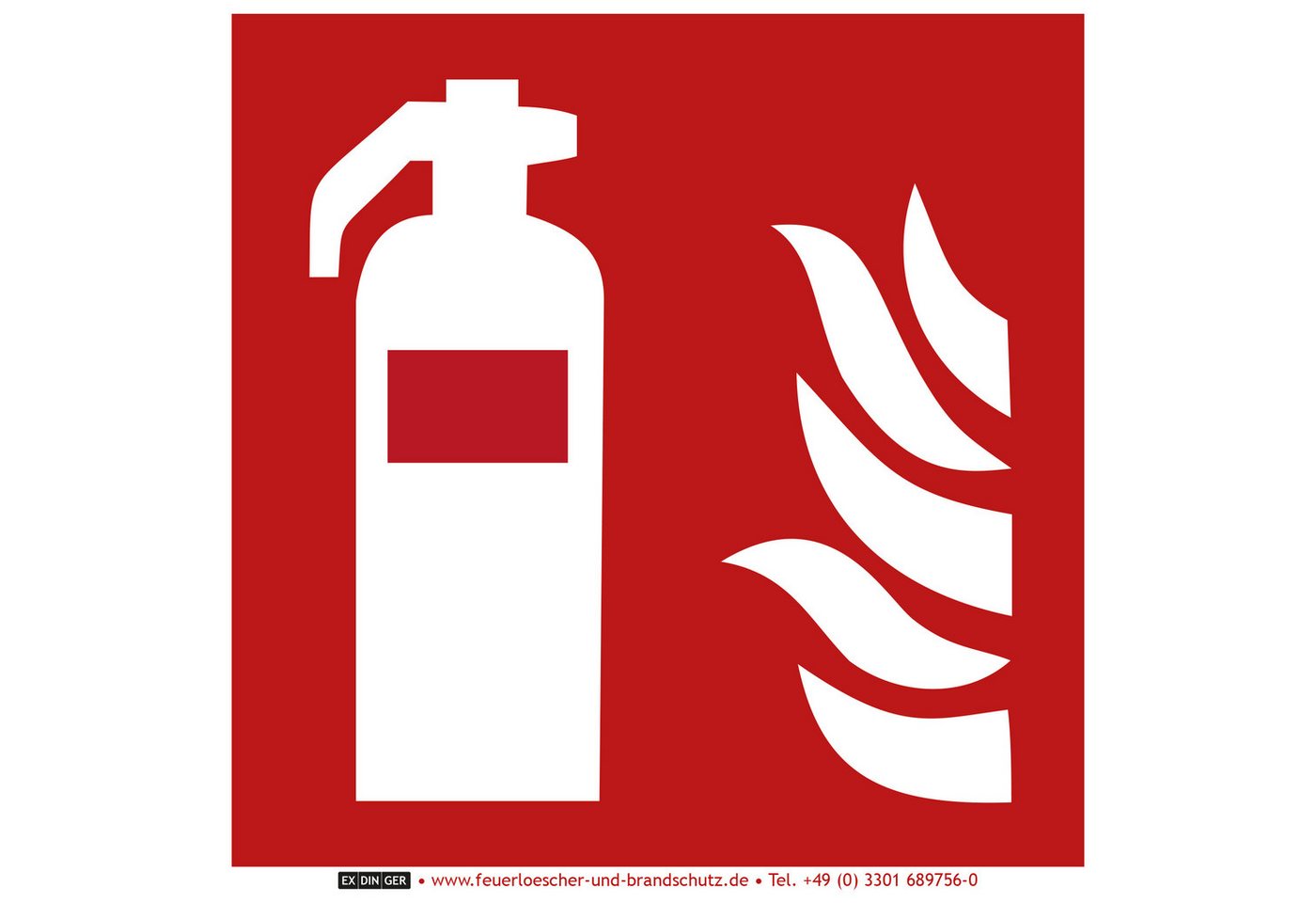 EXDINGER CO2-Feuerlöscher Feuerlöscher CO2 / Kohlendioxid GSE-2XB (1Stück), 2 kg EDV-Löscher, Kohlendioxid Bild 4