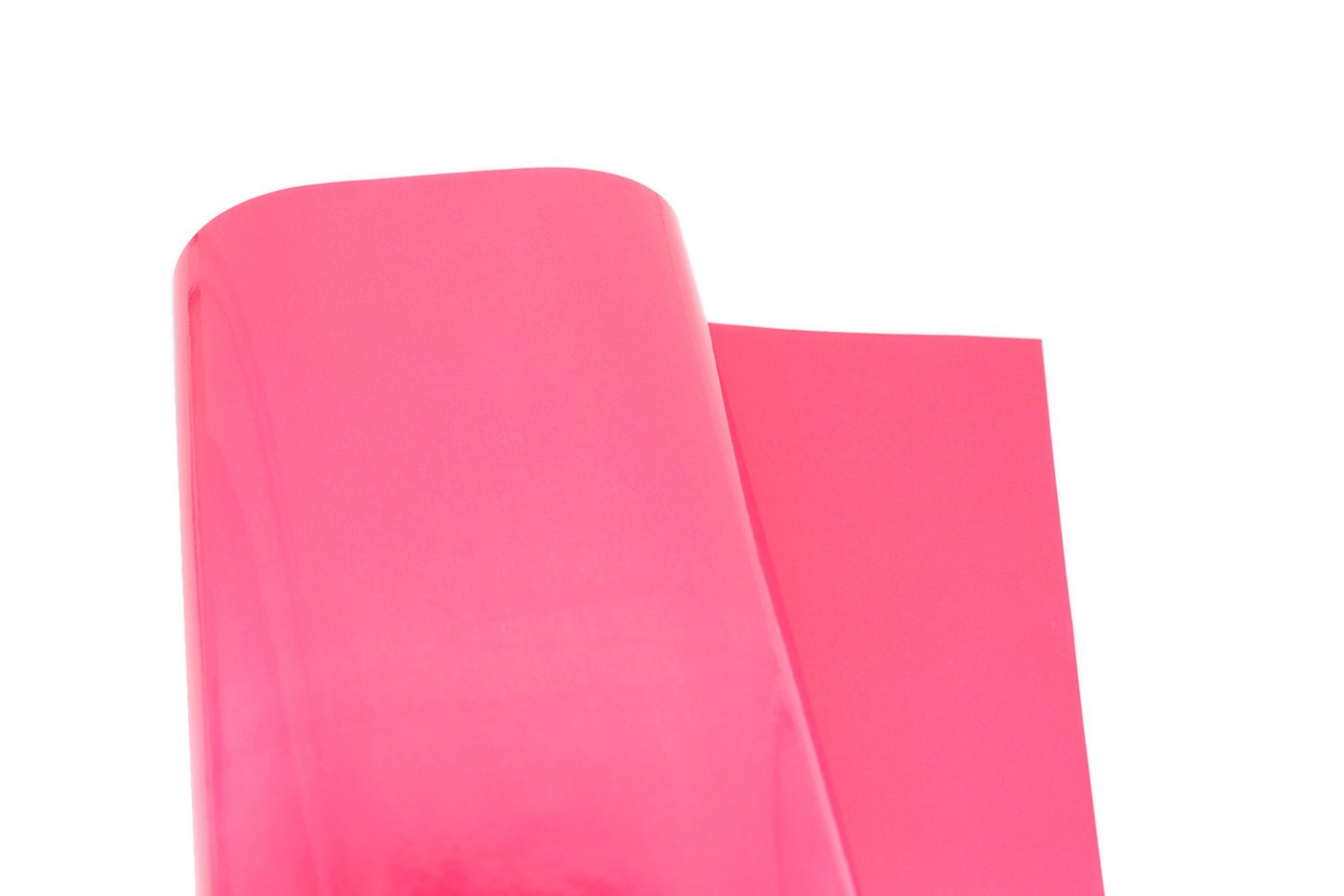 Star Geschenkpapier, Geschenkpapier einfarbig 70cm x 2m Rolle Pink glänzend
