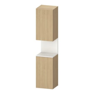 Duravit Hochschrank Qatego 40x36x1760cm, 2 T, An r, w m/E Nat