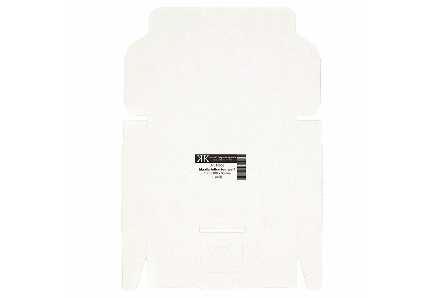 KK Verpackungen Versandkarton, Maxibriefkartons 180 x 100 x 30 mm Postversand Warenversands