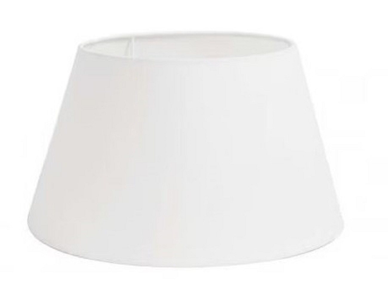 AMBIENTE-LEBENSART.DE Lampenschirm Designer-Lampenschirm-weiss-rund-konische Form Ø 25cm Bild 4