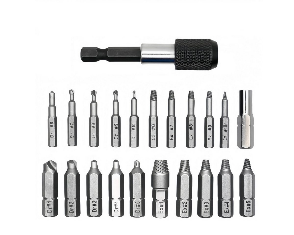 FELIXLEO Bit-Schraubendreher Schraubenausdreher Set 22tlg Schrauben Entferner Magnet, (1 St) Bild 5