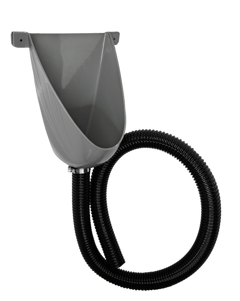 Agande Urinal mit Schlauch Urinalbecken Pissoir Wandurinal Kunststoff PVC Bild 4