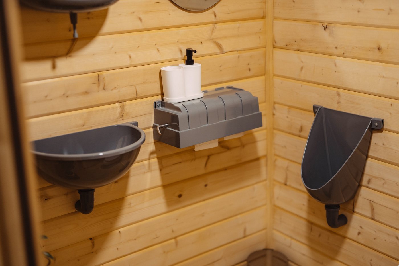 Agande Urinal mit Schlauch Urinalbecken Pissoir Wandurinal Kunststoff PVC Bild 5