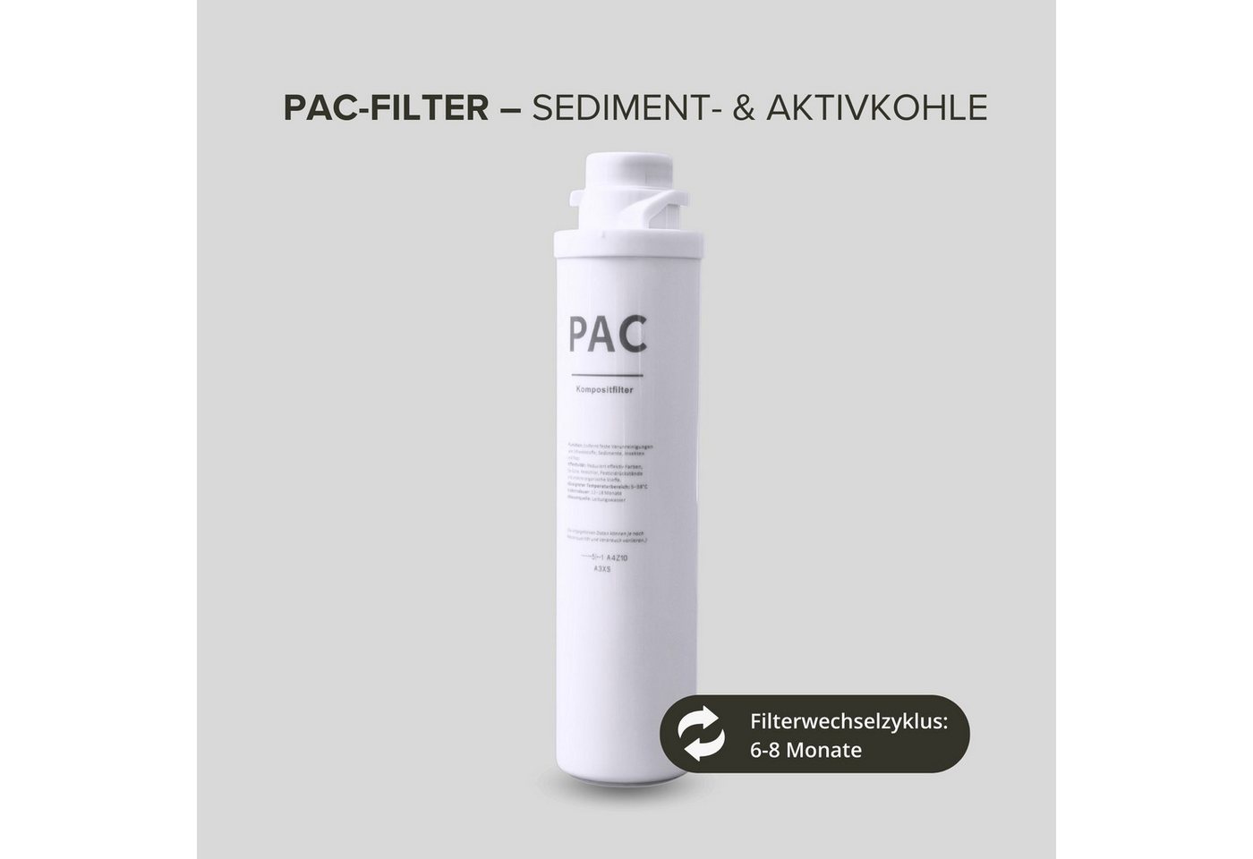 Health Rise Ersatzfilter Health Rise Pure Water Basic – PAC Filter