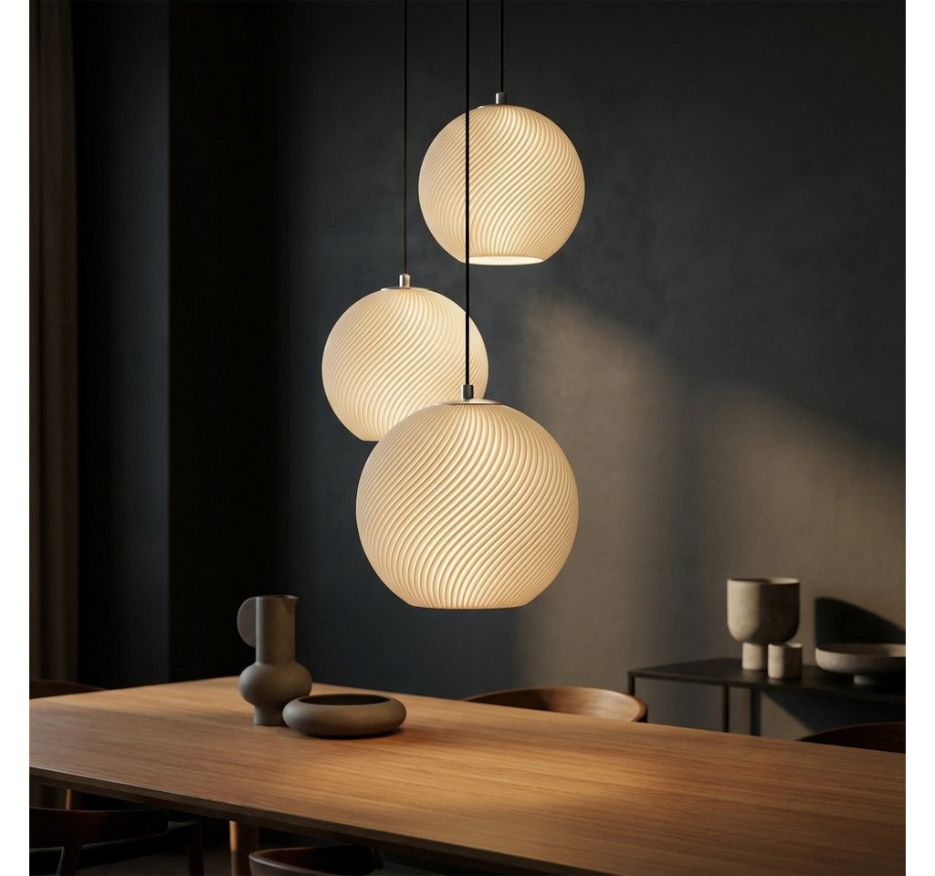 Roomberry Lampenschirm Onda Lampenschirm — Pendelleuchte Kugel, Designer Lampenschirm Bild 4