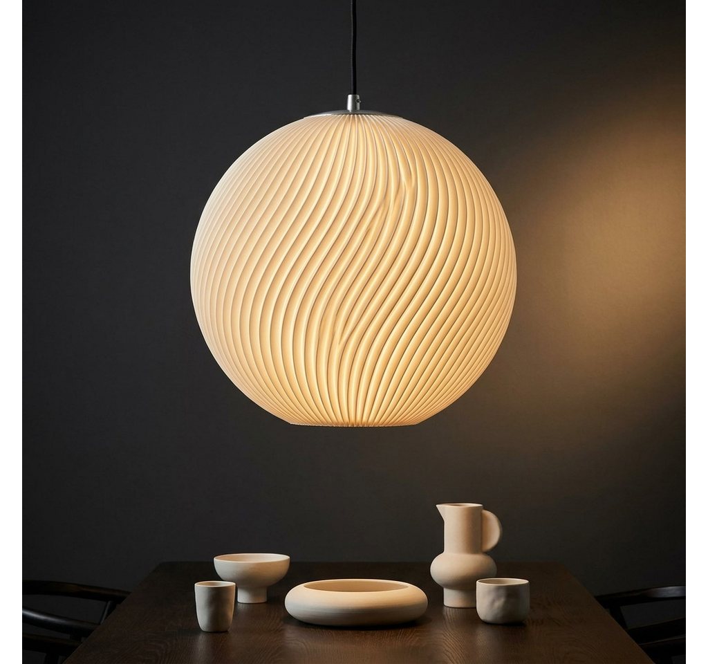 Roomberry Lampenschirm Onda Lampenschirm — Pendelleuchte Kugel, Designer Lampenschirm Bild 5