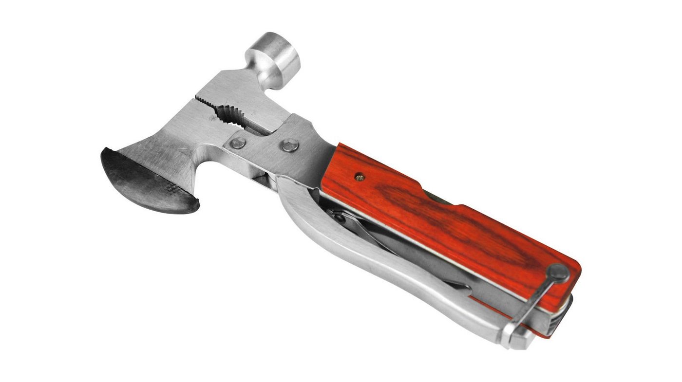 BAYLI Campinghammer 12 in 1 Camping Multitool mit Hammer Zange Beil Säge Schraubendreher Bild 4