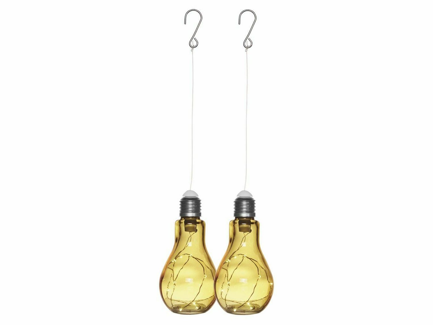 Melinera LED-Leuchtmittel Melinera Deko LED Glühbirnen Farbleuchte IP44, 2 St.