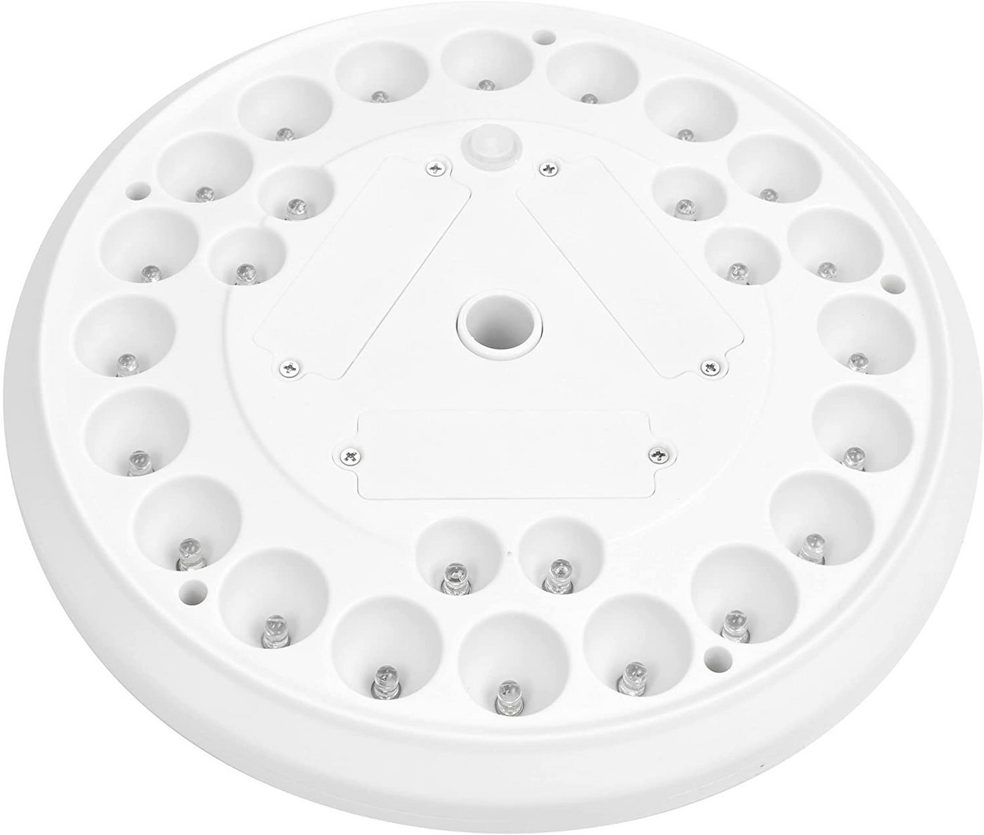 BRUBAKER LED Solarleuchte Fahnenmast Solar Licht - Fahnenmastlicht - Fahnenstangen Beleuchtung, LED fest integriert, Tageslichtweiß, Solar-Energie Lampe für Camping und Garten Bild 2