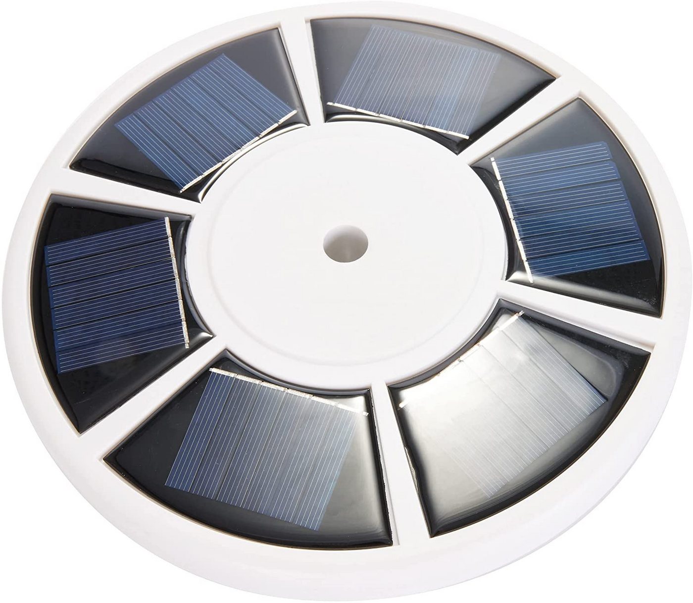 BRUBAKER LED Solarleuchte Fahnenmast Solar Licht - Fahnenmastlicht - Fahnenstangen Beleuchtung, LED fest integriert, Tageslichtweiß, Solar-Energie Lampe für Camping und Garten Bild 4
