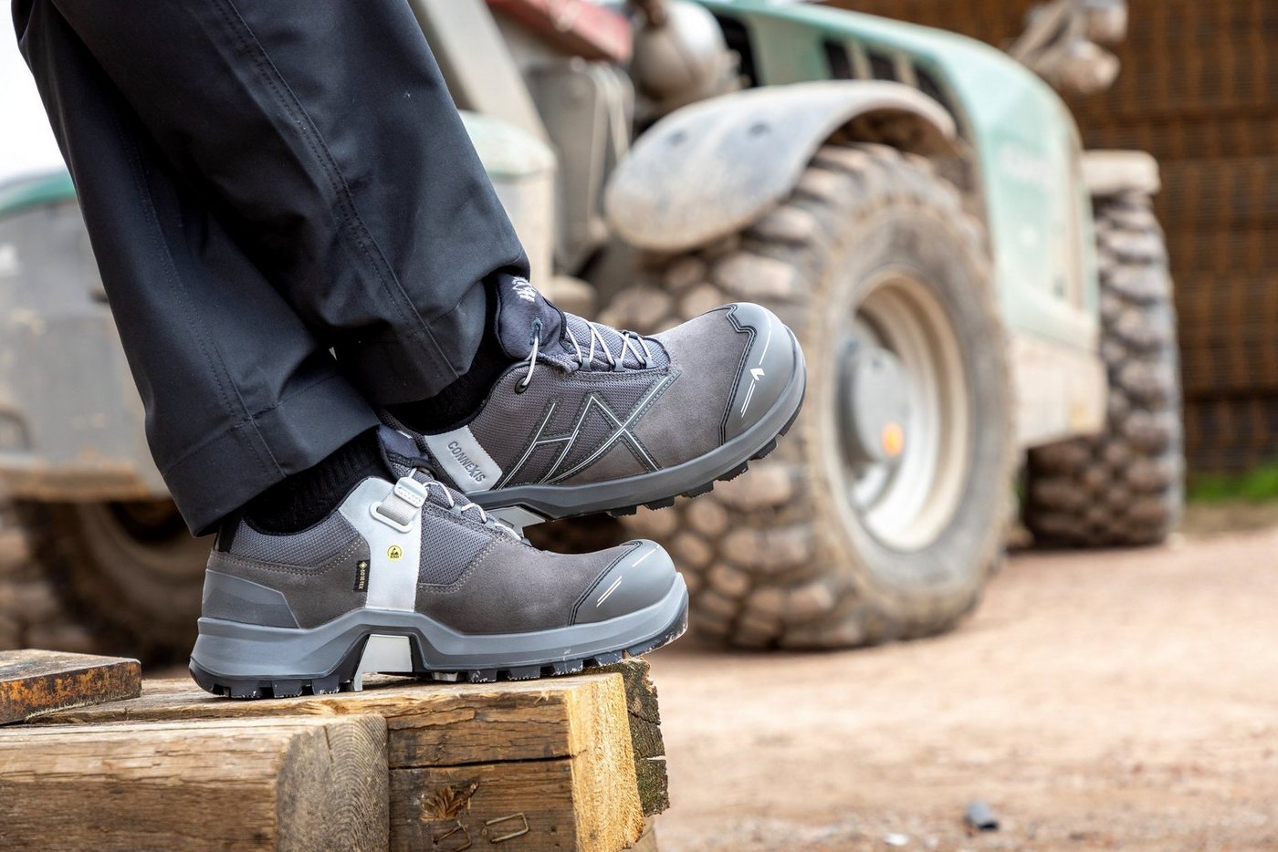 haix Haix CONNEXIS Safety+ GTX low grau/silber Arbeitsschuh Bild 2