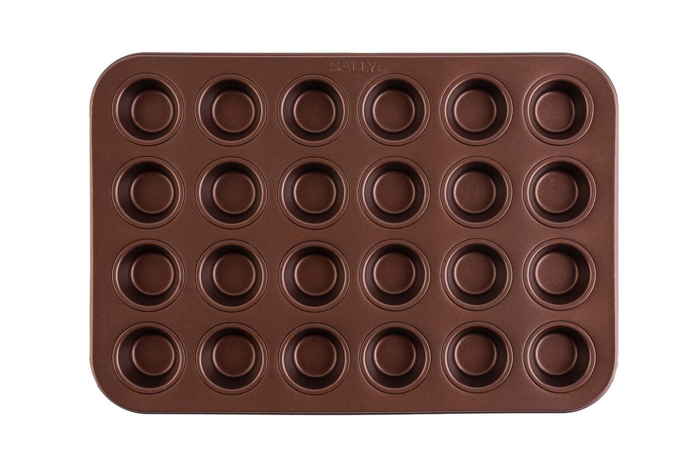 Sallys Muffinform für bis zu 24 Mini-Muffins, (24-tlg), hitzebeständig bis 240 °C Bild 4