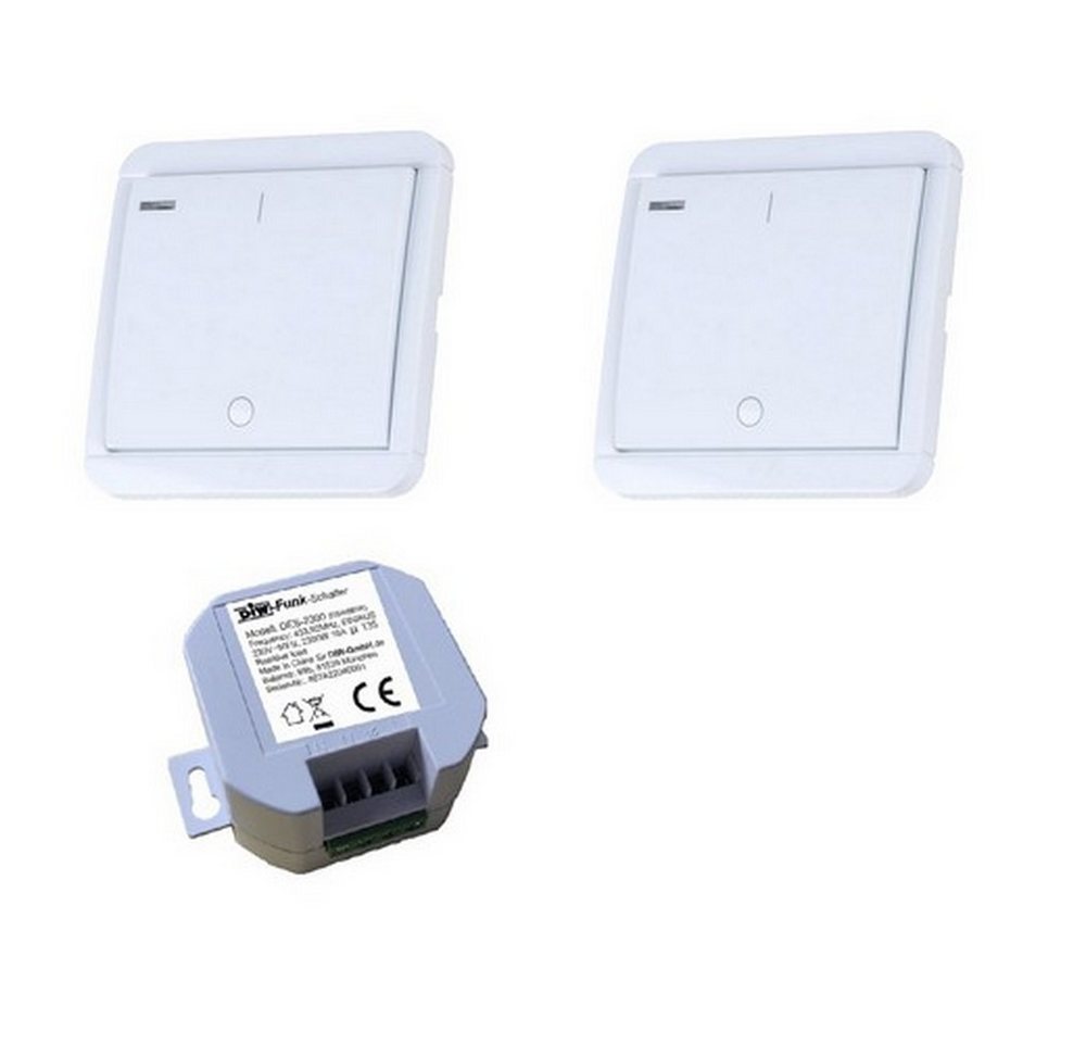 DIW-Funk Licht-Funksteuerung PW-551 EINBAUVERSION DES-2300+2x Timer-Funkwandsender DWS-10T, Funk, Timer Bild 3